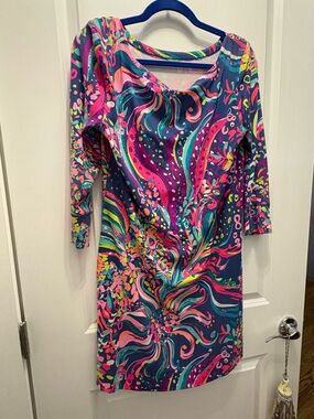 ellara jacquard midi bow dress Lilly Pulitzer Ellara Jacquard Midi Bow Dress - Coconut Leaf An Impression  Jacquard